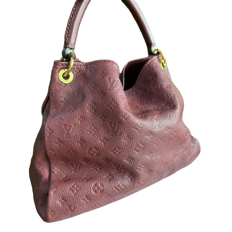 Artsy MM Empreinte Burgundy GHW