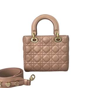 Small ABC Dior Lambskin Beige GHW