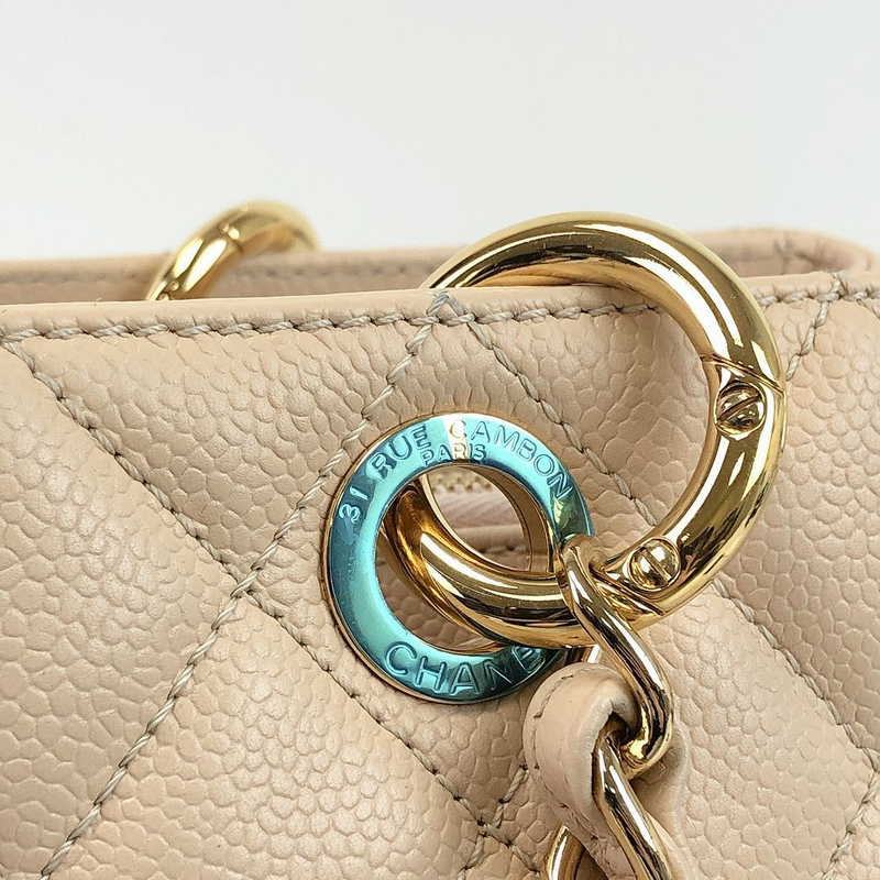 Chanel gst 2025 beige caviar