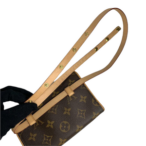 Monogram Florentine Pochette Canvas Brown GHW