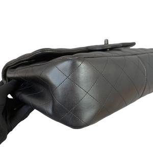 Jumbo Double Flap Lambskin So Black