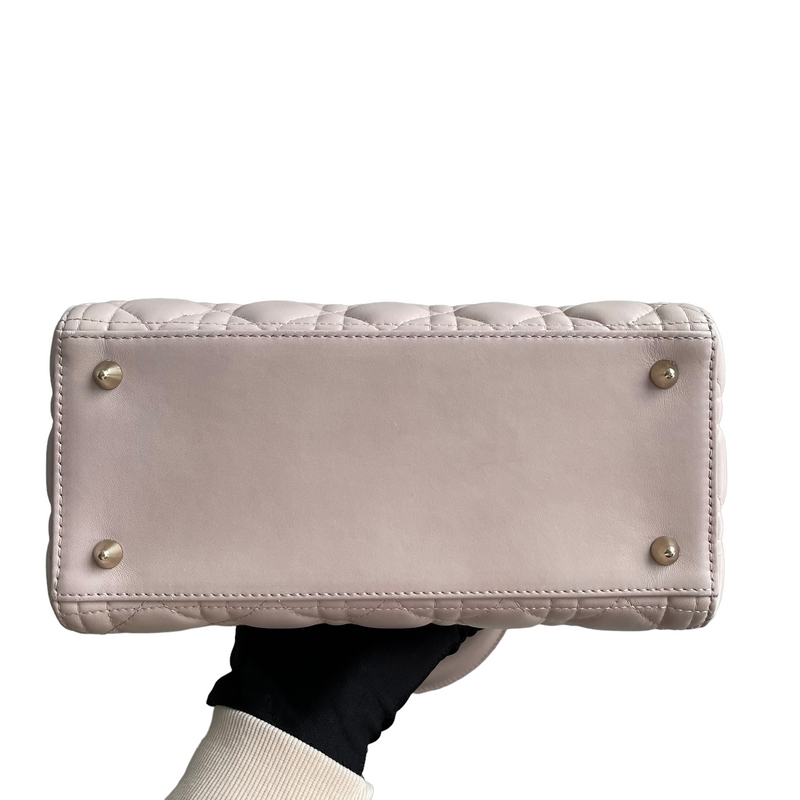Lady Dior Medium Pink Lambskin GHW