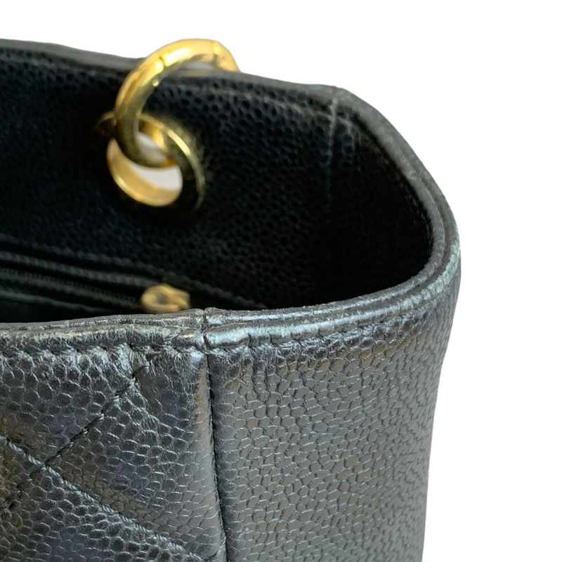 PST Tote Caviar Black GHW