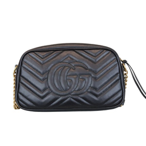Marmont Leather Camera Small Black GHW