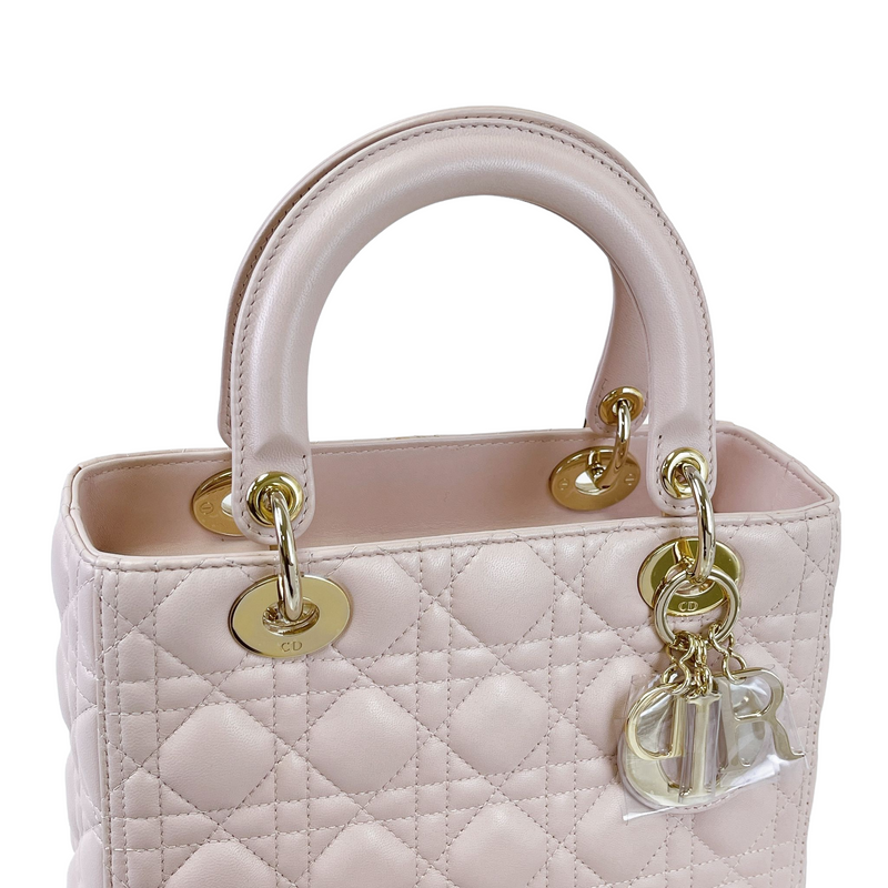 Lady Dior Medium Pink GHW