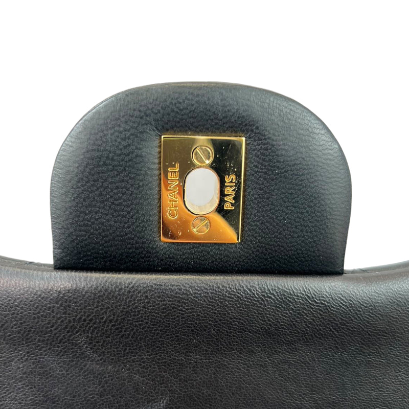 Classic Double Flap Jumbo Lambskin Black GHW