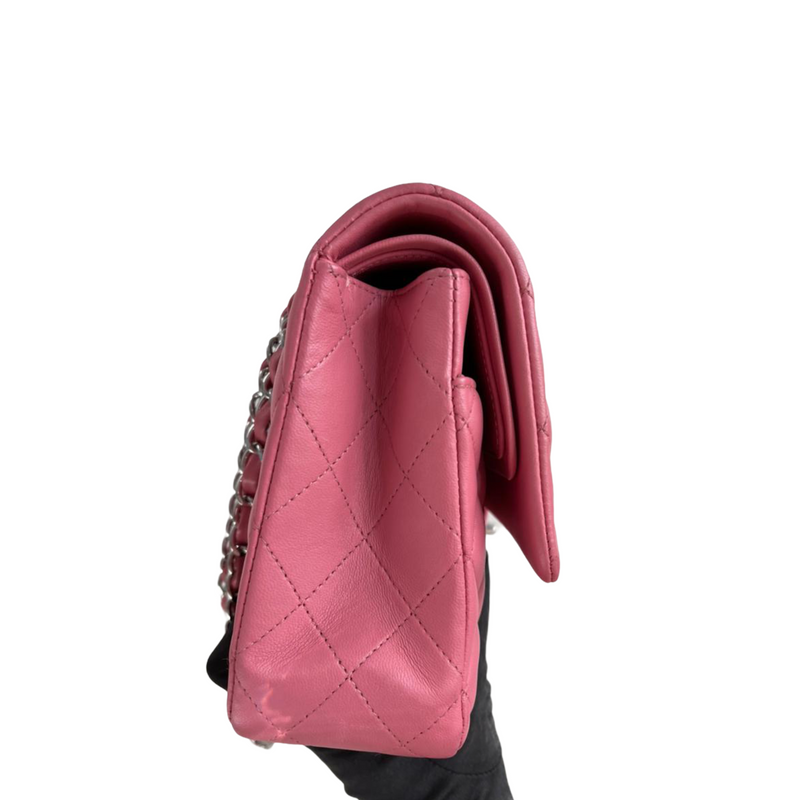 Classic Double Flap Medium Bag Pink SHW