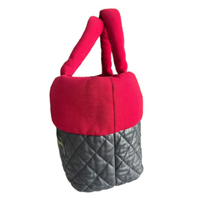 Cocoon Coco Nylon Tote Black Red SHW