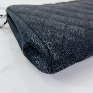 Timeless Clutch in Caviar Leather Black SHW
