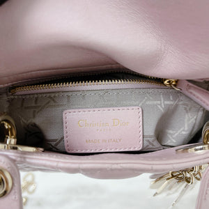 Mini Lady Dior Pearl Pink