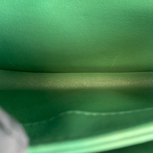Small Trendy CC Flap Lambskin Green GHW