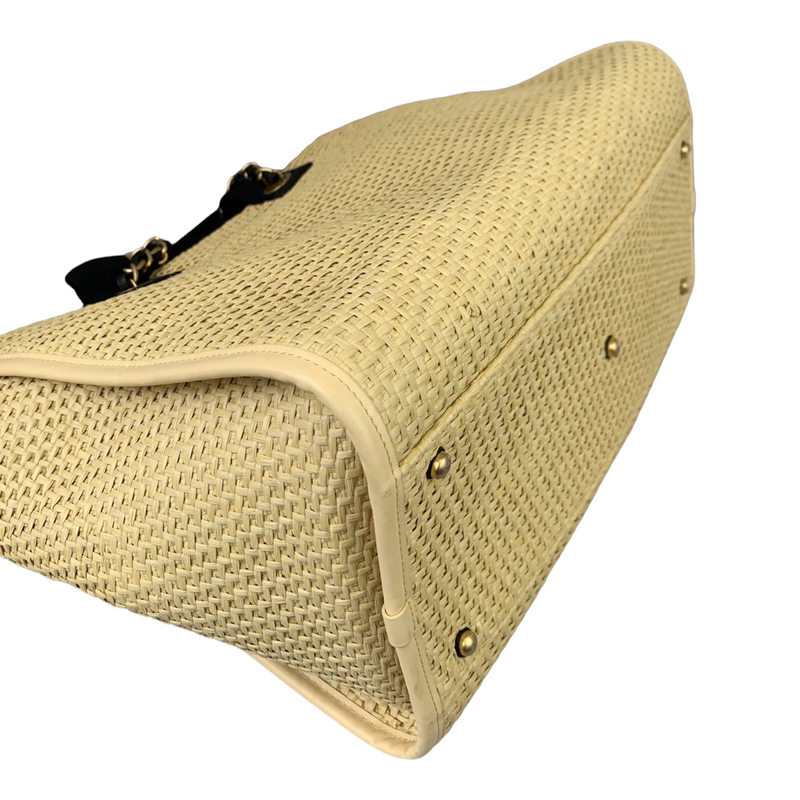 Deauville Large Straw Beige GHW