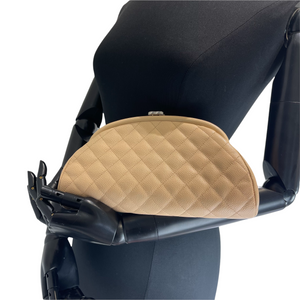Timeless Clutch Caviar Leather Beige SHW