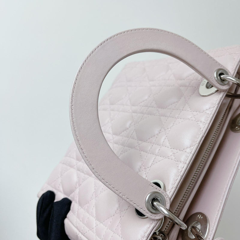 Lady Dior Medium Lambskin Pink SHW