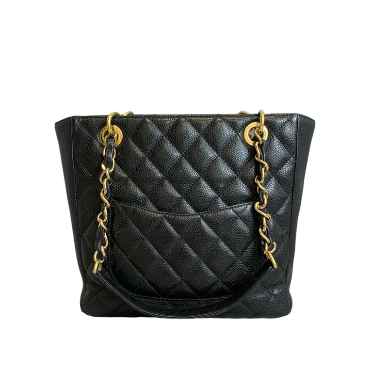 PST Tote Caviar Black GHW