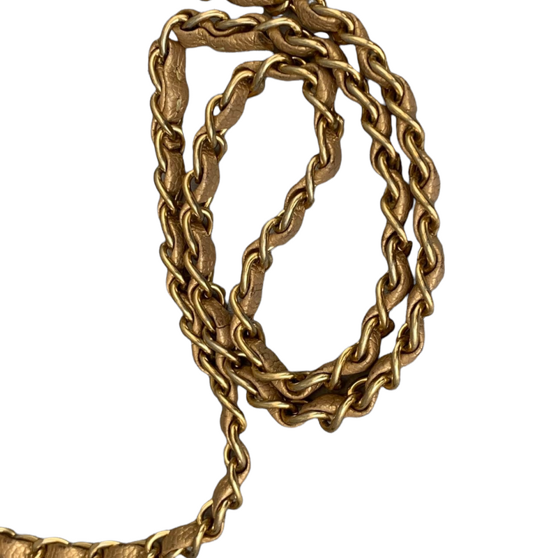 Classic Medium Flap Caviar Gold GHW