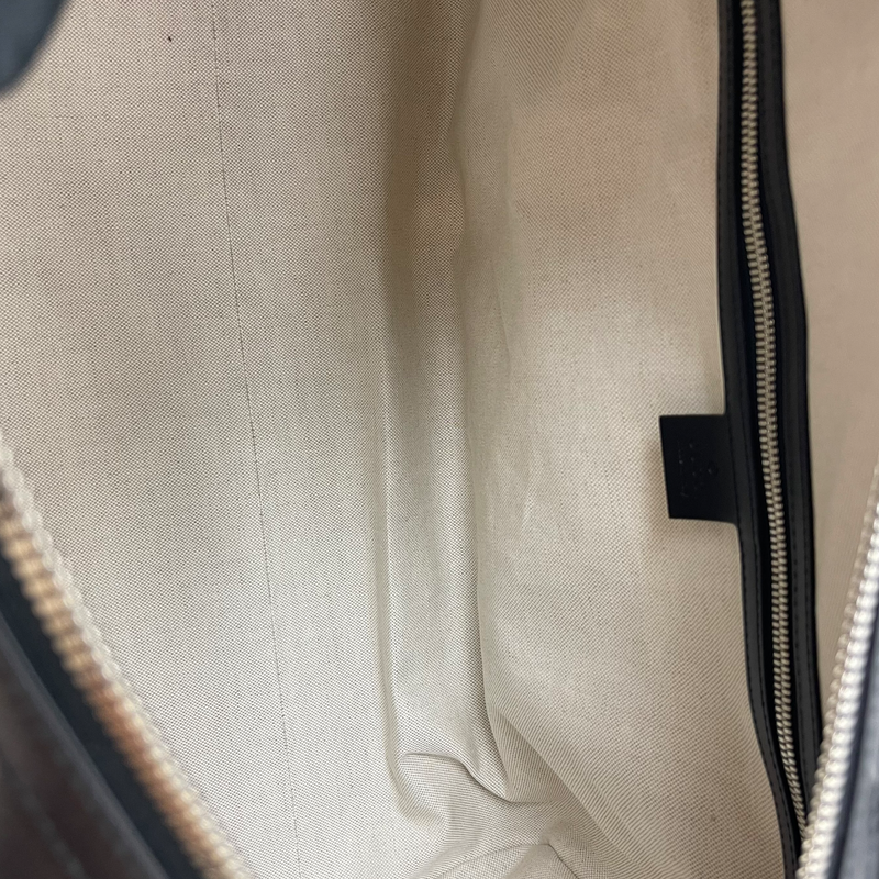 Logo-embossed Holdall Duffle Black SHW