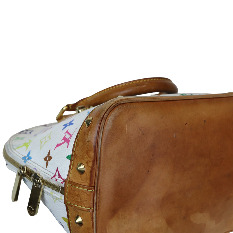 Monogram Multicolor Alma PM White GHW