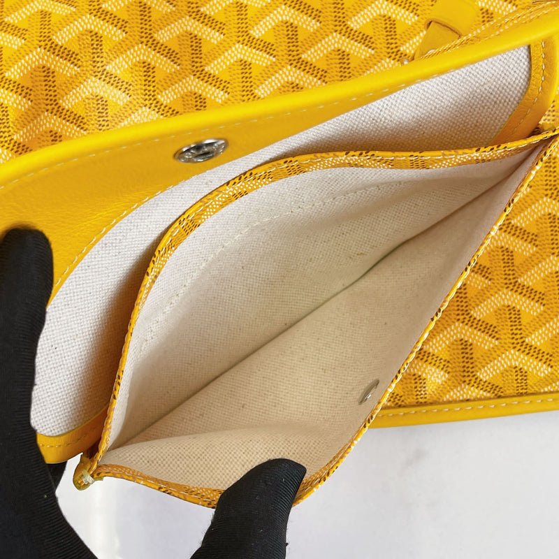 GOYARD Tote Bag Pouch SAINT LOUIS GM Yellow for Sale in