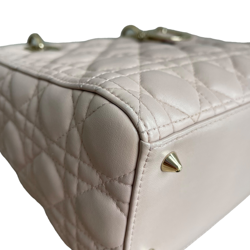 Lady Dior Medium Pink Lambskin GHW