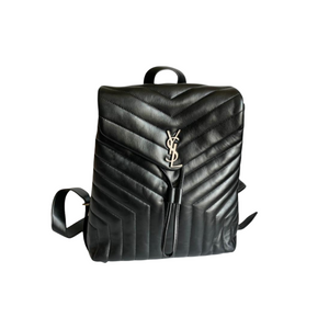 Medium Loulou backpack Black SHW