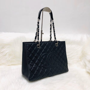 Chanel Black Caviar GST in Black with SHW