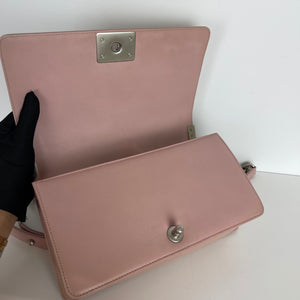 Le Boy Lambskin Old Medium Pink SHW