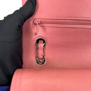 Jumbo Double Flap Lambskin Pink SHW