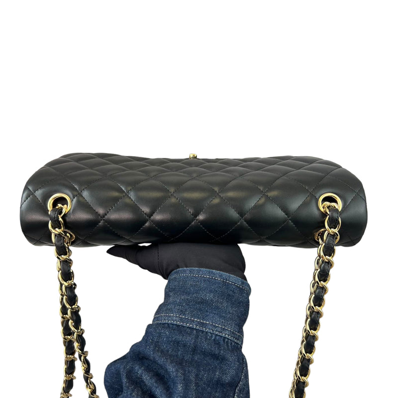 Classic Double Flap Jumbo Lambskin Black GHW
