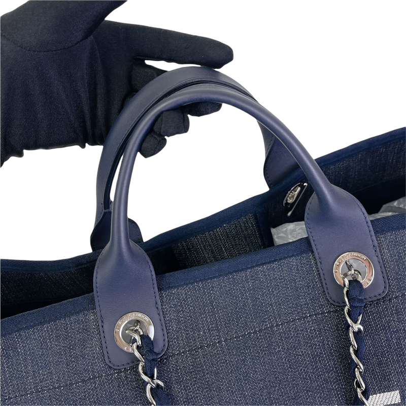 Canvas Deauville Extra Large Tote Blue