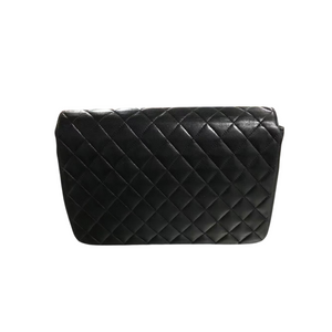Vintage Flap Lambskin Black GHW