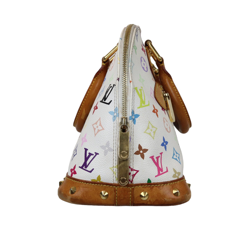 Monogram Multicolor Alma PM White GHW