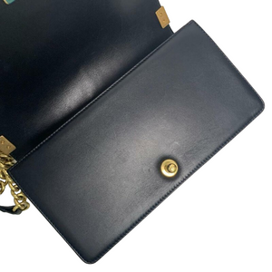 Boy Old Medium Lambskin Black GHW