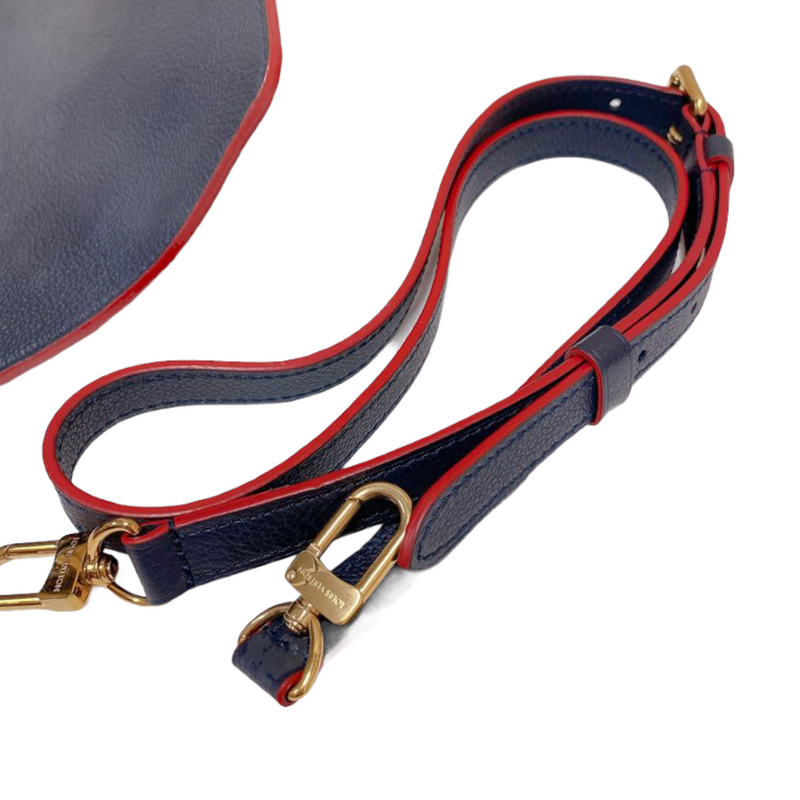 Black - Luxury Designer Monogram Empreinte Leather Dog Collar