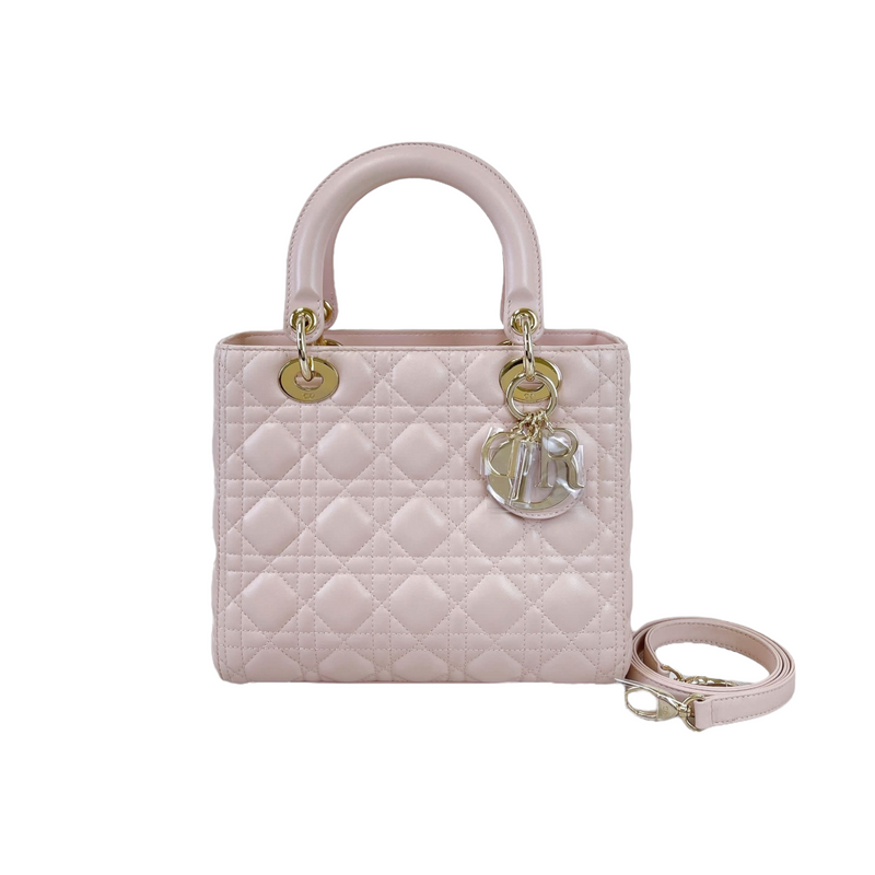 Lady Dior Medium Pink GHW