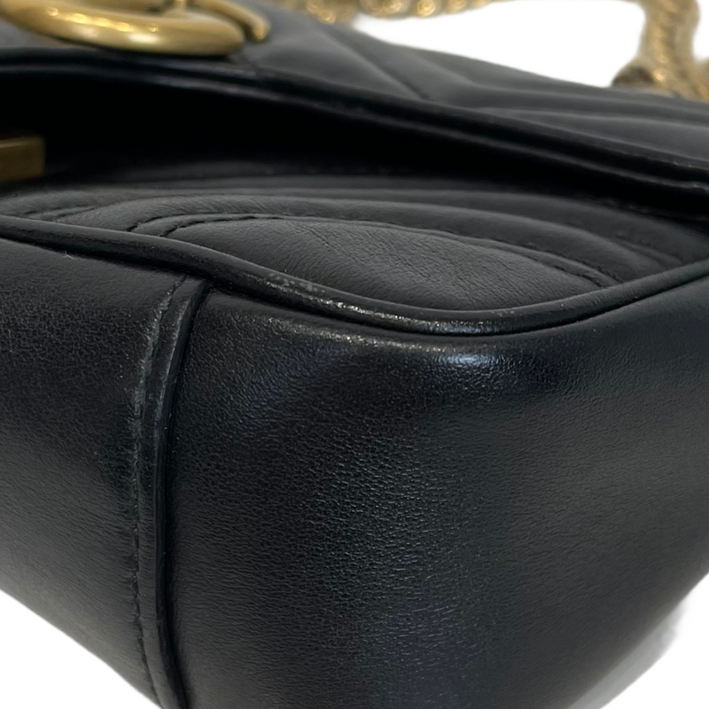 GG Marmont Mini Matelassé Black