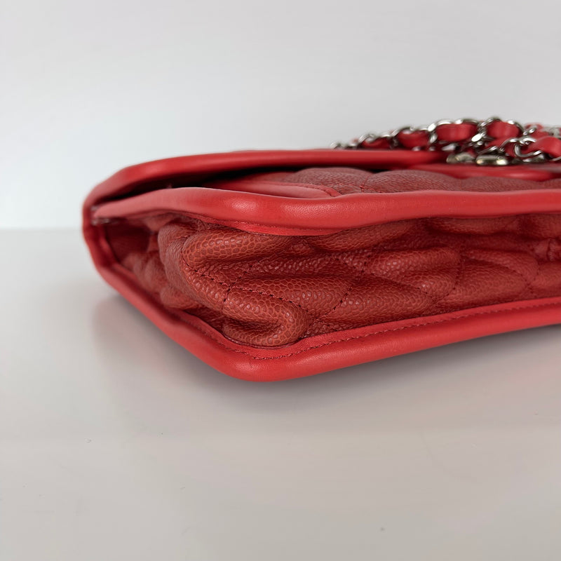 French Riviera Flap Caviar Red SHW