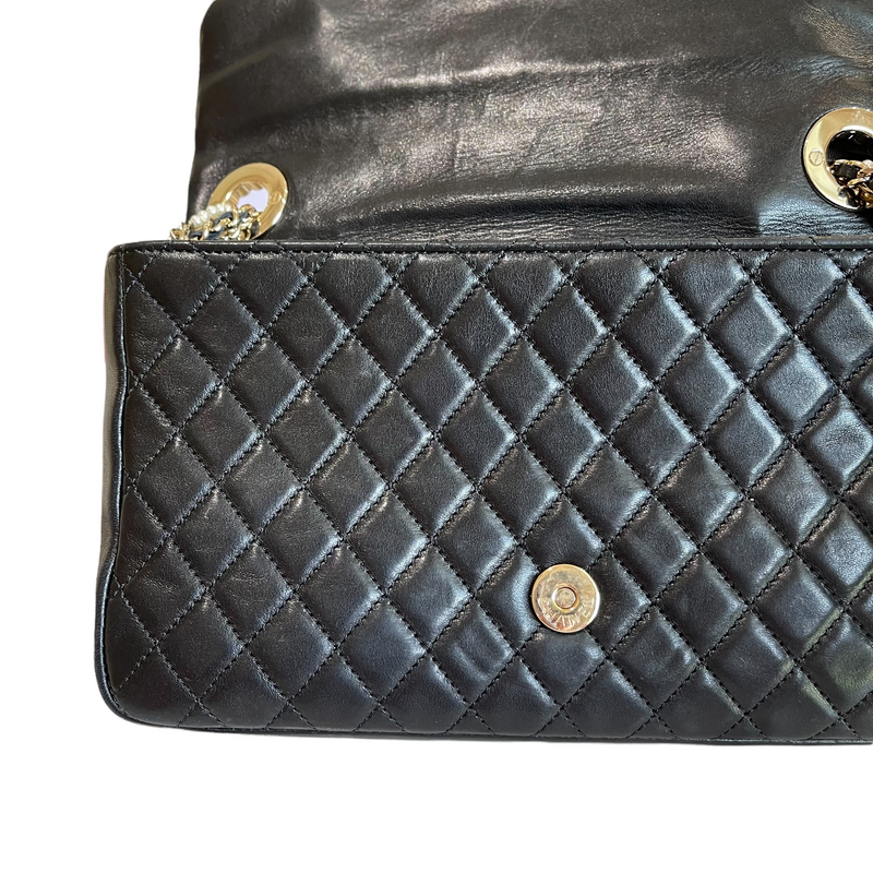 Westminster Flap Lambskin Black Pearl Strap