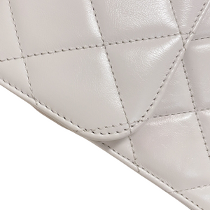 Perfect Edge Flap Calfskin White RHW