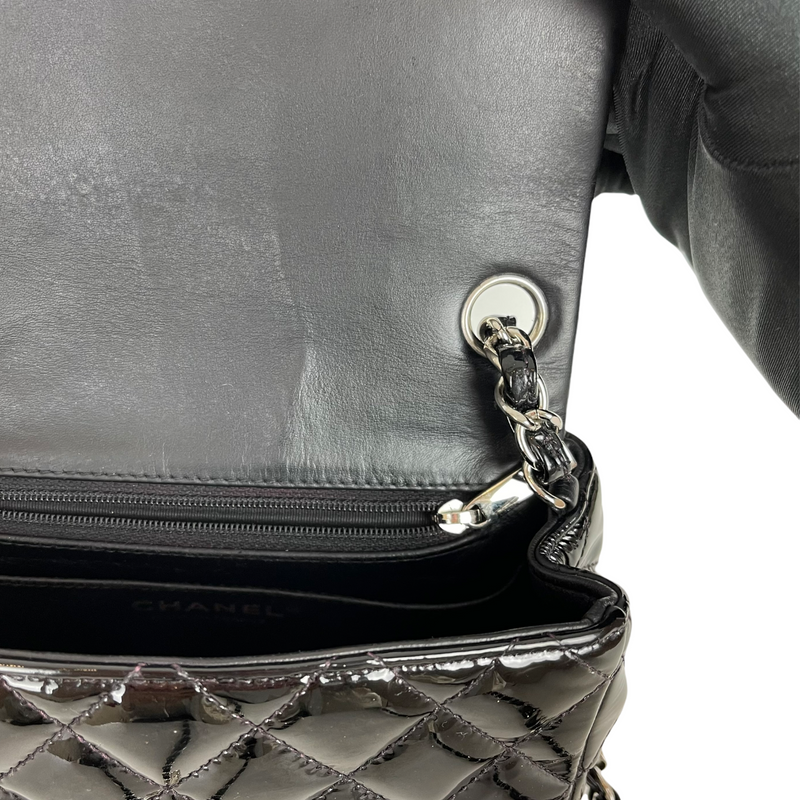 Classic Patent Mini Square Black SHW