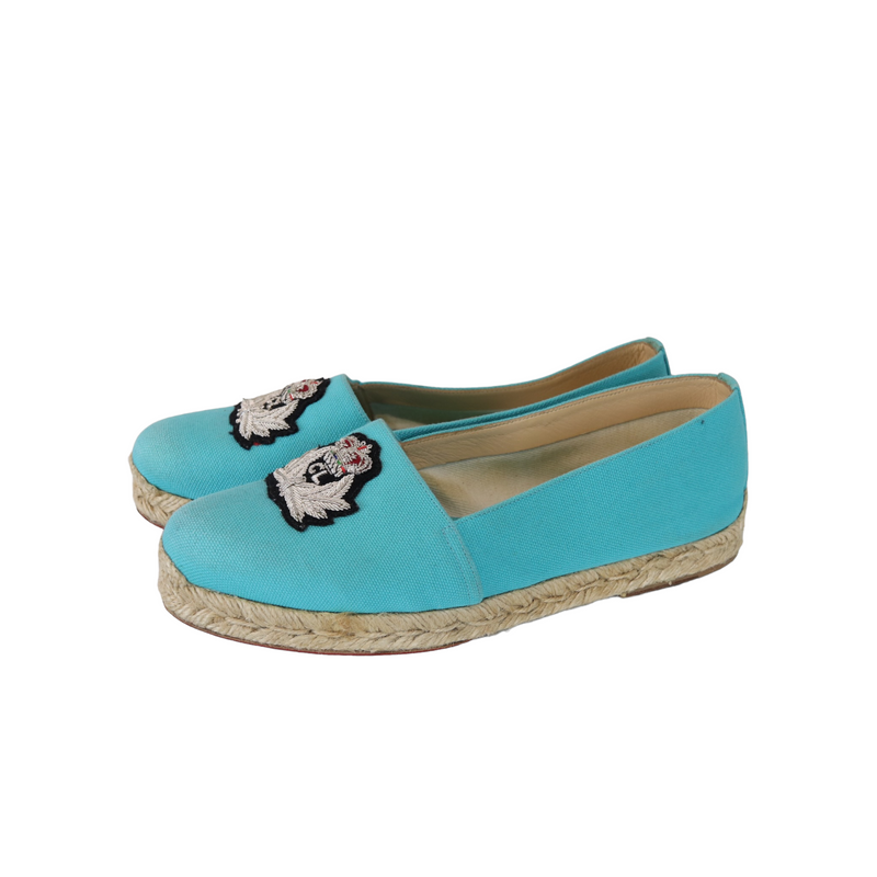 Flat Espadrilles Blue 37