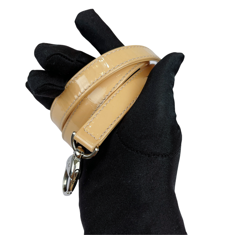 Lady Dior Medium Patent Leather Orange SHW