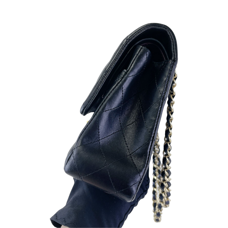 Classic Flap Medium Lambskin Black GHW