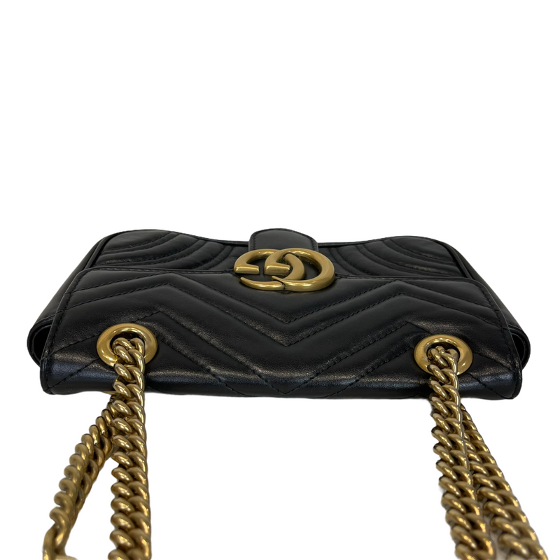 GG Marmont Mini Matelassé Black
