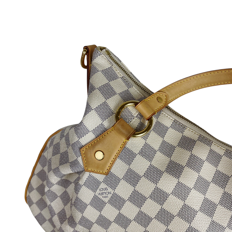 Louis Vuitton Damier Ebene Evora MM Shoulder Bag or Satchel - A