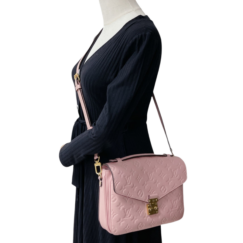 Pochette Metis Empreinte Pink GHW