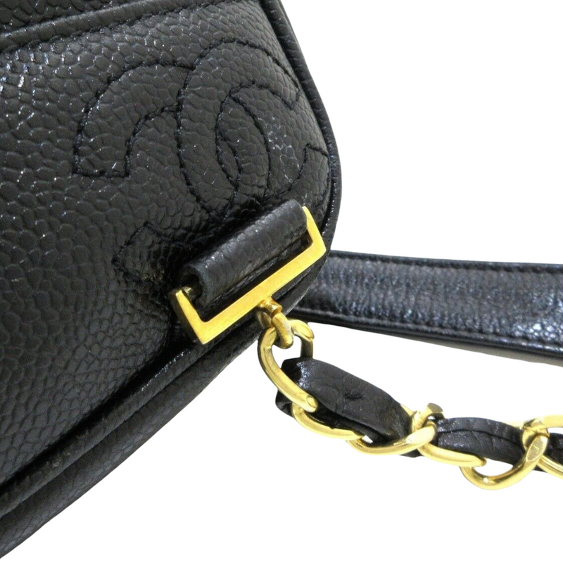 Vintage CC Backpack Caviar Black GHW
