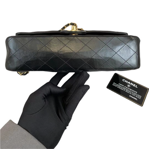 Classic Flap Black Medium Lambskin GHW