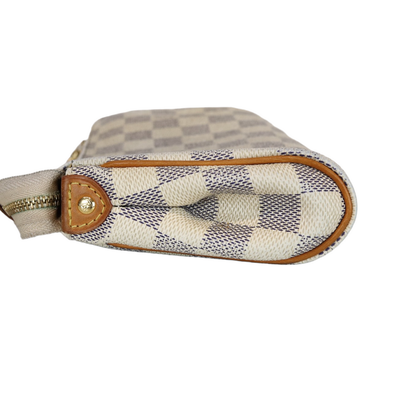 Eva Damier Azur Monogram White GHW