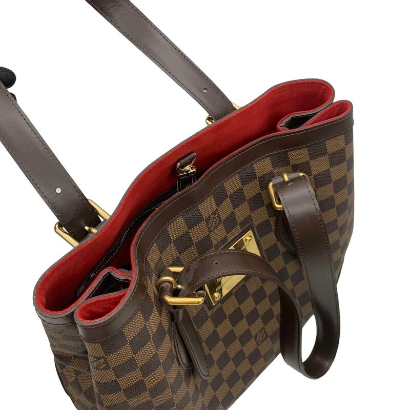 Louis Vuitton Damier Marais Bucket Shoulder Bag + Zip Pouch Clutch